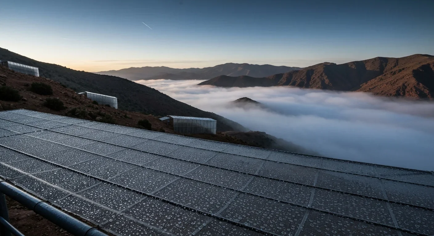 How Deserts Harvest Drinking Water From Fog and Dew
