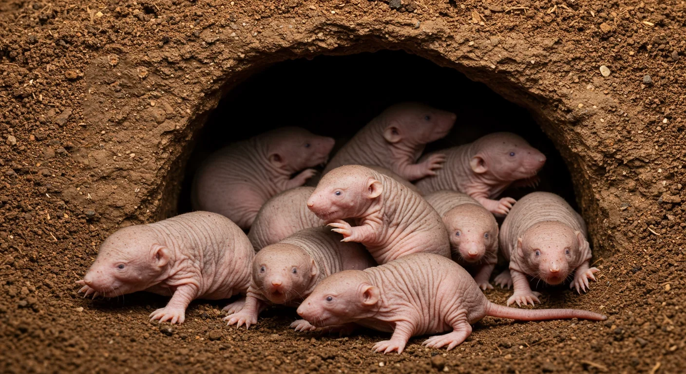 Nature's Mammalian Hive: Mole Rats That Live Like Bees