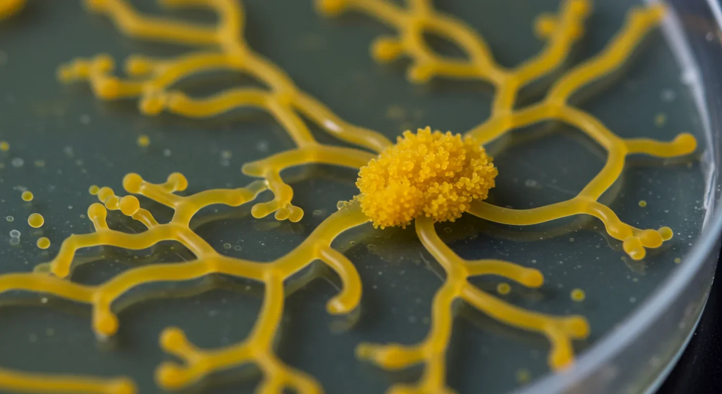 Slime Molds Solve Complex Problems Without Brains