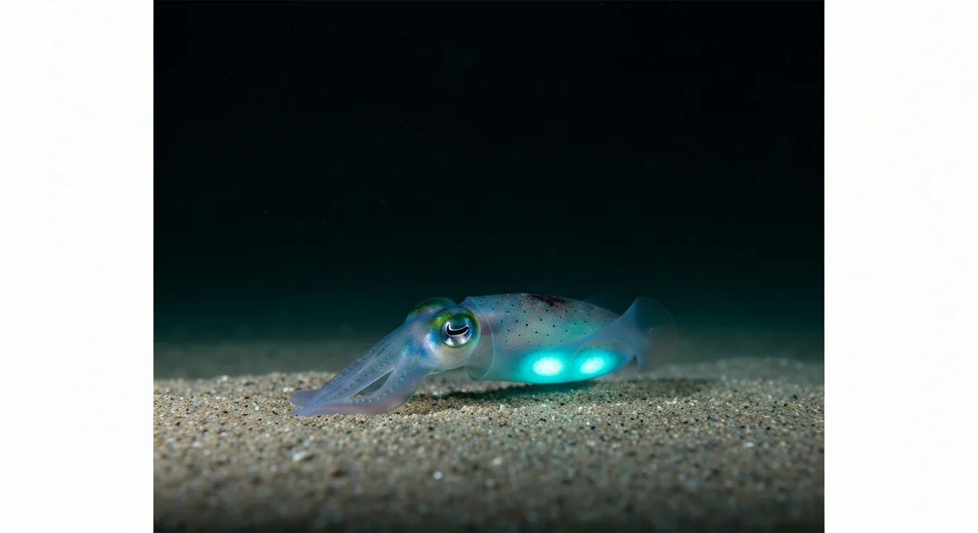 Squid Farms Glowing Bacteria to Disappear in Dark